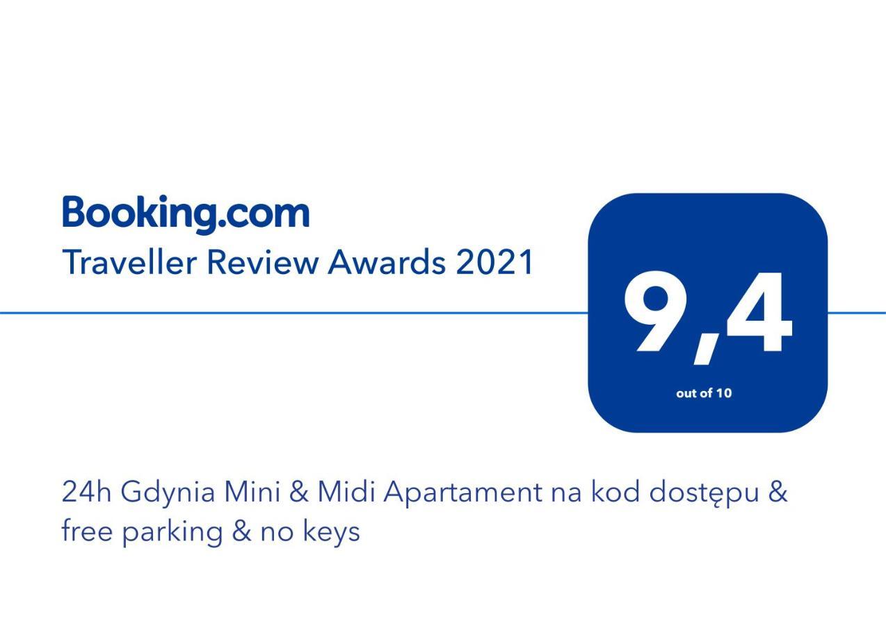 24H Gdynia Mini Apartamenty Na Kod Dostepu & Free Parking & No Keys Eksteriør billede